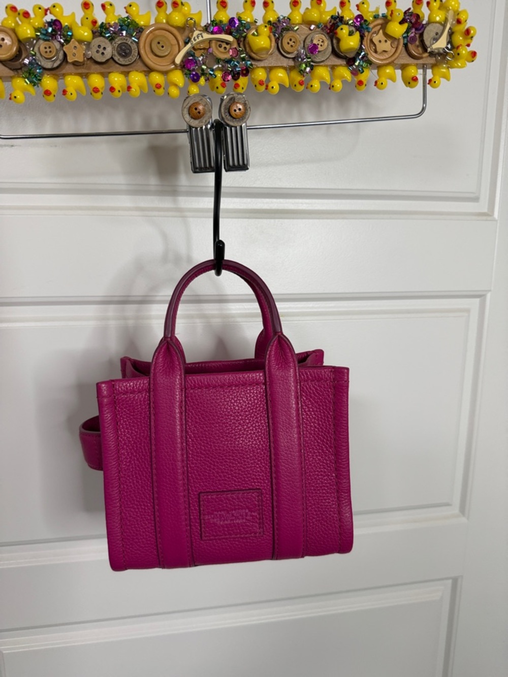 Marc Jacobs The mini Tote Bag - Hot Pink - Picture 5 of 6